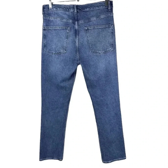 NWT Reformation Liza High Rise Straight Laguna Jeans Size 31 - Picture 3 of 6